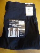 *Haggar Slim Fit Size: 34W/34L Navy Trousers