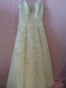 *Christine Dando Size: 12 Vanilla Wedding Dress