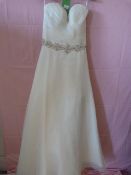 *Christine Dando Size: 12 Ivory Wedding Dress