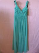 *Dessy Collection Size: 10 Turquoise Bridesmaid Dr