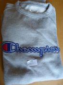 *Champion Size: XL Grey Long Sleeve Crew-Neck Top
