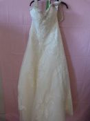 *Christine Dando Size: 10 Ivory Wedding Dress