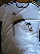 *Adidas Size: XXL White & Black Tops 2pk