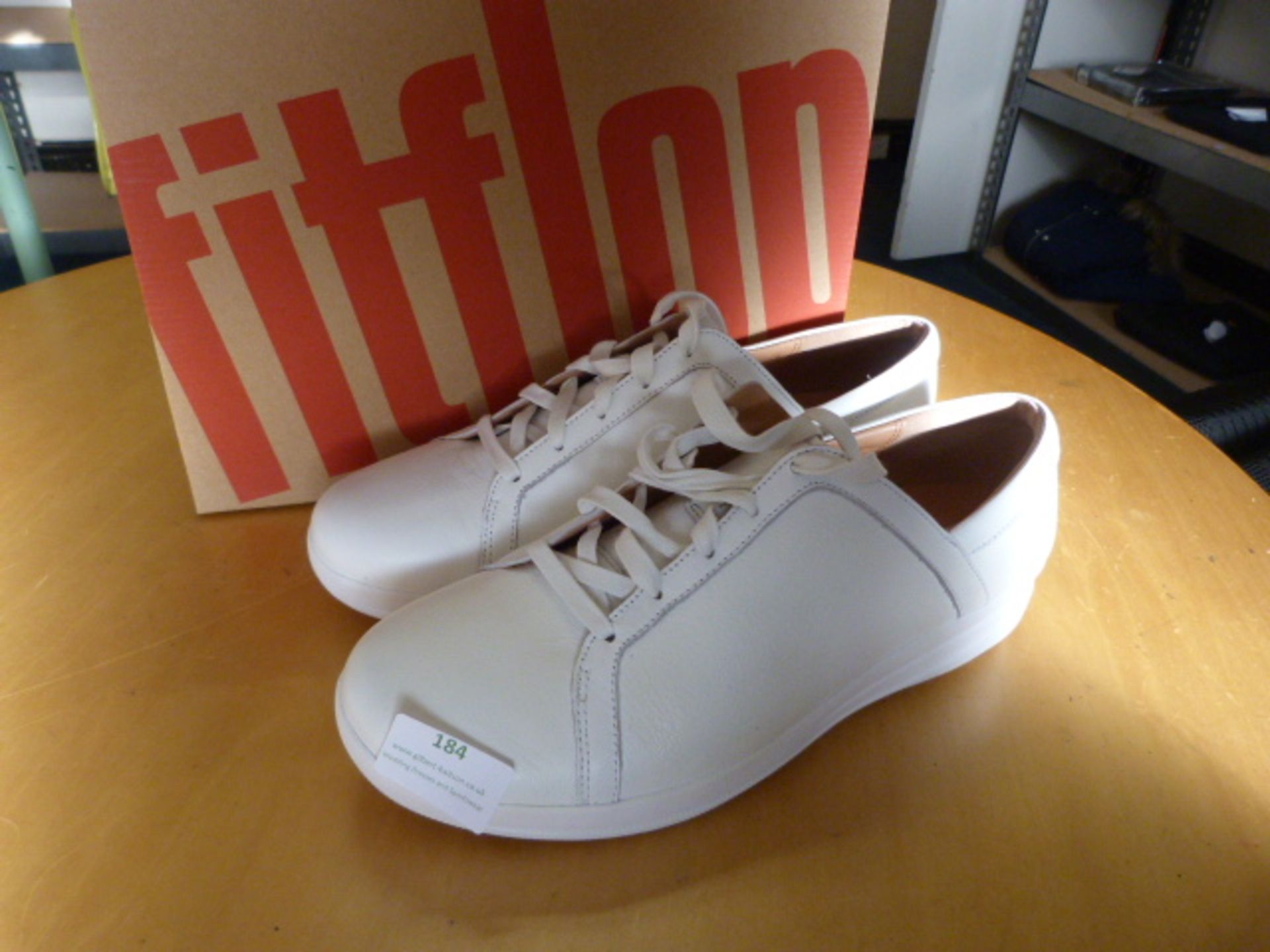 *Fit Flop White Sneakers Size: 8