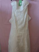 *Christine Dando Size: 12 Ivory Wedding Dress