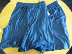 *32° Cool Size: L Men Heather Grey/Blue Shorts 3pk