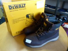 *Dewalt Mason Steel Toed Work Boots Size: 10 (Brow