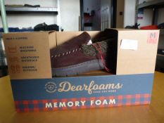 *Dearfoams Memory Foam Slippers Size: 8-9 M