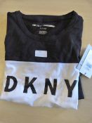 *DKNY Sport Size: S Black & White Top
