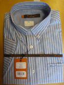 *Ben Sherman Size: M Blue & White Striped Shirt