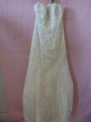 *Christine Dando Size: 8 Ivory Wedding Dress