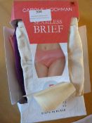 *Carole Hochman Size: M Seamless Briefs 4pk