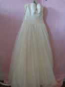 *Christine Dando Size: 8 Ivory Wedding Dress