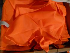 Large Quantity of Childs Orange Hi-Vis Bibs