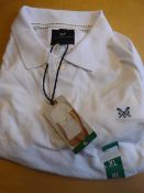 *Crew Clothing Co Size: XL White Polo Shirt