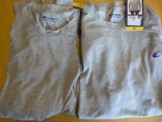 *Champion Size: S Grey T-Shirts 2pk