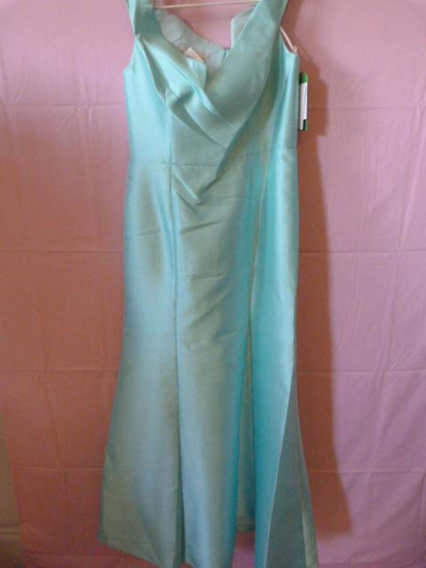 *Dessy Collection Size: 14 Coastal Blue Bridesmaid