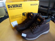 *Dewalt Mason Steel Toed Work Boots Size: 9 (Brown