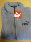 *Puma Size: S Grey Tracksuit Top