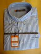 *Ben Sherman Size: M Blue & White Striped Shirt