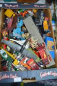 Large Box of Toy Cars and Assorted Vehicles etc.