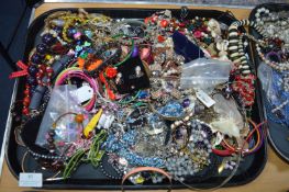 Tray Lot of Costume Jewellery; Beaded Necklaces, B