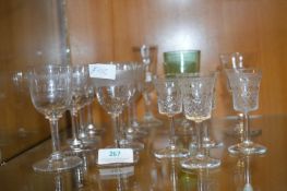 Sherry and Liqueur Glasses
