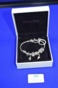 Pandora Silver Bracelet with 8 Charms