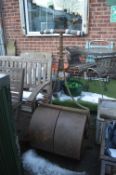 Vintage Cast Iron Heavy Duty Lawn Roller