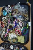 Tray Lot of Costume Jewellery; Bracelets, Bangles,