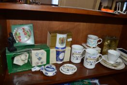 Commemorative Pottery Mugs etc.