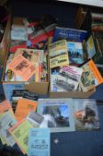 Two Boxes of Railway Books and Magazines