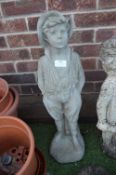Garden Statute of a Country Lad