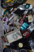 Tray Lot of Costume Jewellery; Watches, Bracelets,