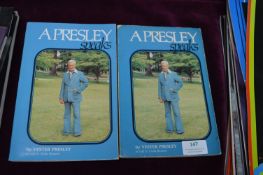 Two Signed Copies of A Presley Speaks by Vester Pr