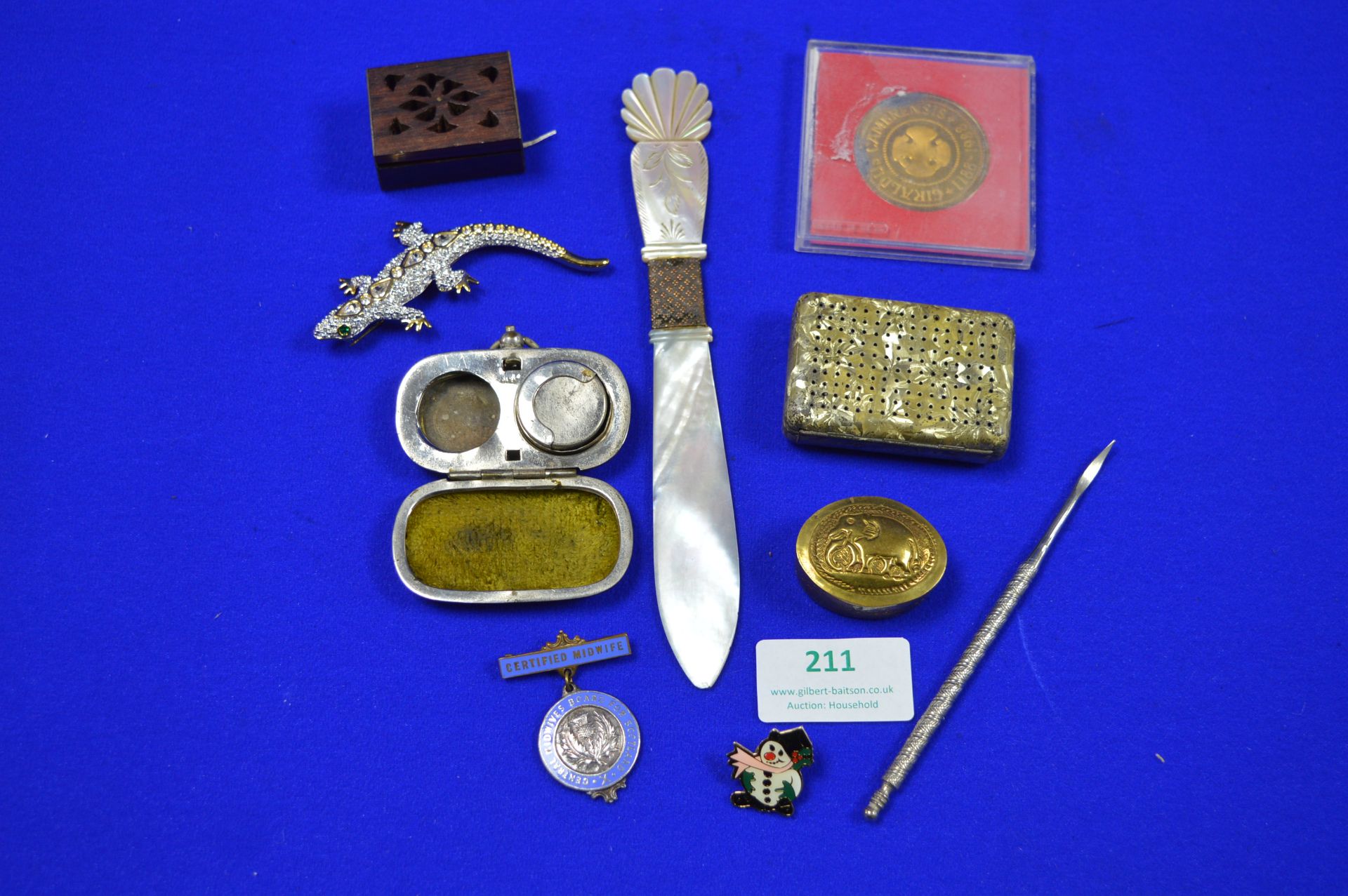 Collectible Items; Letter Opener, Badges, etc.