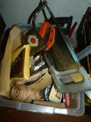 Box of Assorted Tools and Fittings