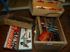 Quantity of Tools Including Mitre Box, Vice Jack, etc.