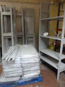 *Quantity of Racking Consisting of 19 Uprights (250x45cm), 21 Cross Bar Supports, and ~100 Shelves