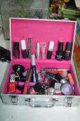 Makeup Case Containing 30+ Cosmetics (new)