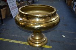 Large Brass Jardiniere