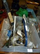 Box of Door Furniture, Plumbing and Other Fittings