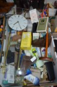 Toiletries, Cosmetics, Collectibles, Clock, etc.