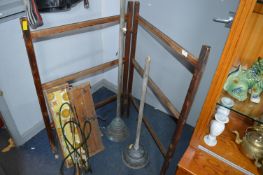 Vintage Clothes Horse, Copper Poshers, and a Boxed
