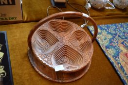 Hand Carved Wooden Collectible Serving Dish