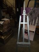 * large silver easel