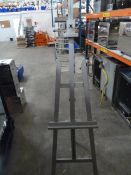 * large silver easel