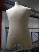 * fabric mannequin male torso