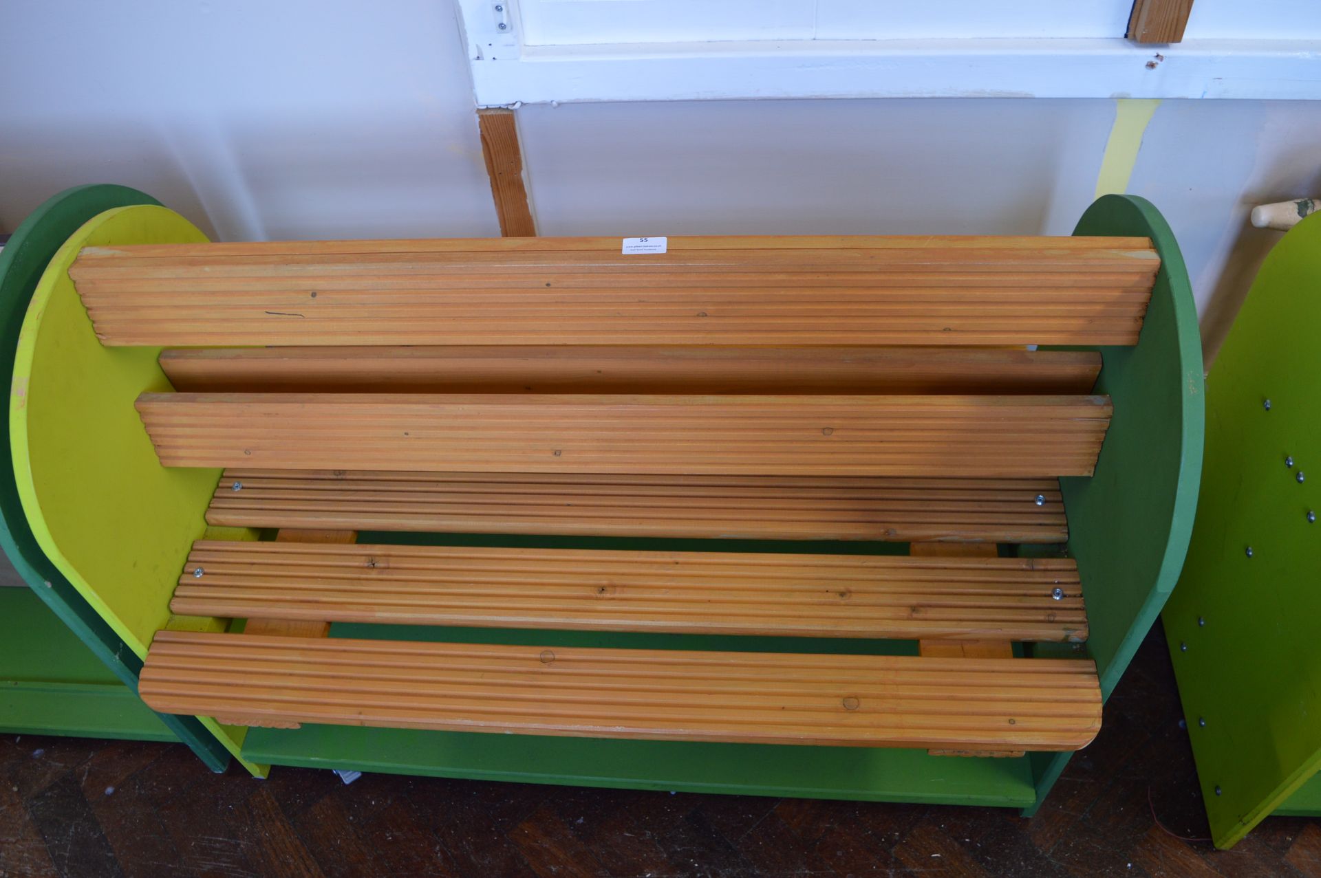 *Double Sided Painted Children's Bench