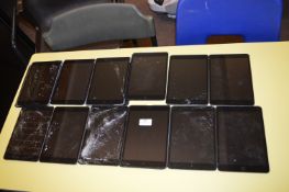 *Twelve Apple iPads (all damaged)